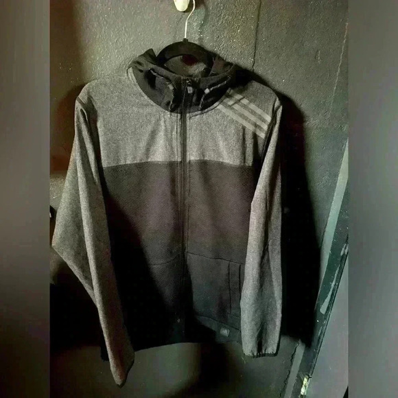 adidas Other - Men’s Adidas Grey Black Athletic Jacket Medium